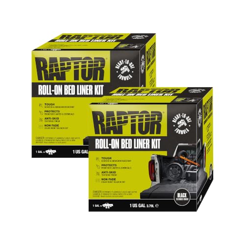 RAPTOR Roll-On Bed Liner Kit, Truck Bed Liners, Pack of 2 - size: 2 Pack
