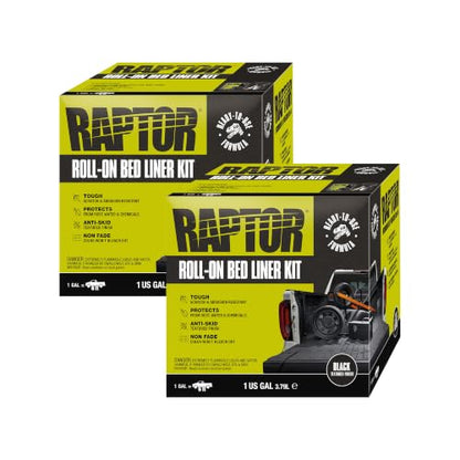 RAPTOR Roll-On Bed Liner Kit, Truck Bed Liners, Pack of 2 - size: 2 Pack