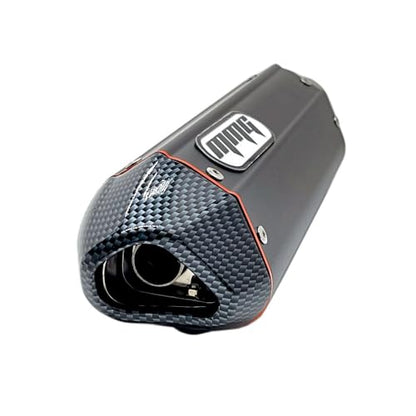 MMG Exhaust System Muffler, GY6 125cc/150cc, Black Finish