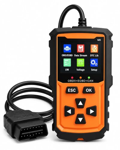 OBD2 Scanner M6,Car OBDII Diagnostic Code Reader (Orange)
