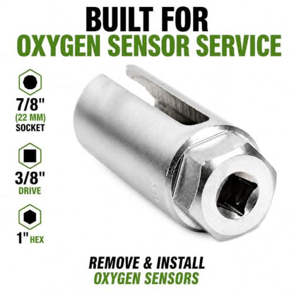 OEMTOOLS 25001 o2 sensor socket 3/8" Drive x 7/8"(22mm) - style: Oxygen Sensor Socket