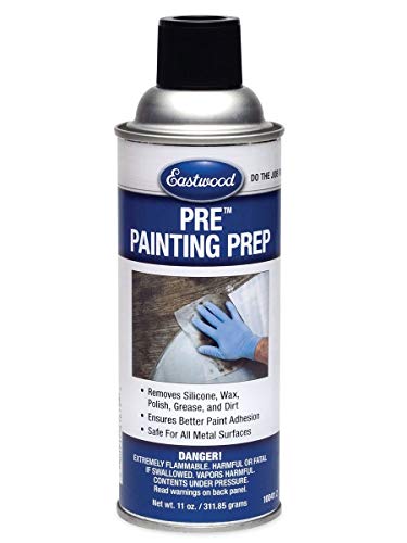 Eastwood Silicone Surface Preparation Wax Polish Grease Dirt Remover | Automotive Painting Pre-Prep Spray Solution | Easy to Use Spray On Application