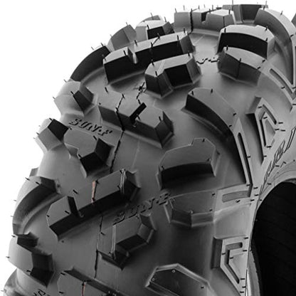 Set of 2 SunF Power.II 26x9-12 ATV UTV Off-Road Tires, All-Terrain, 6 PR, Tubeless A051 - size: 26x9-12