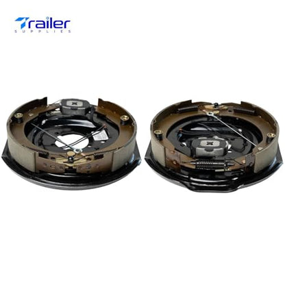 TrailerSupplies 12"x2" Electric Trailer Brake Kit, 4-Pack Self-Adjusting Assemblies for 7,000 lb Axles, Replaces Dexter, 5 Bolt Mount, Fits 15"-17.5" Wheels