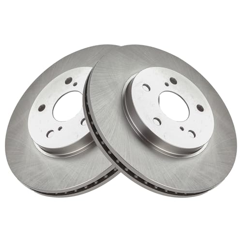 TRQ Front and Rear Brake Pad and Rotor Set Ceramic - style: BKA11720