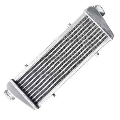 Universal Intercooler 23''x8''x2.7" Front Mount Intercooler 2.2'' Inlet and Outlet Aluminum Turbo Intercooler Direct Replacement for Any Turbo Charger system - size: 23''x8''x2.7" 2.2''