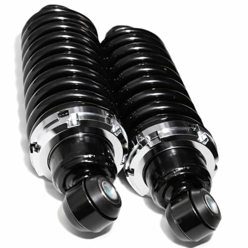 Rear Street Rod Coil Over Shock SET Black Coated Springs (Spring Rate:250) - size: Spring Rate:250