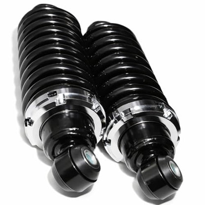 Rear Street Rod Coil Over Shock SET Black Coated Springs (Spring Rate:250) - size: Spring Rate:250