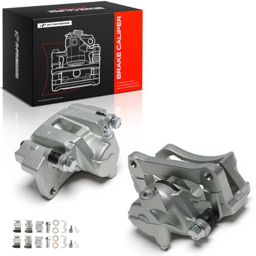 A-Premium Rear Left and Right Side Disc Brake Caliper with Bracket