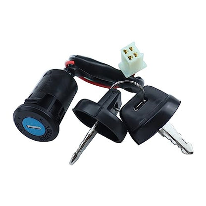 4 Pin Ignition Switch Key Set with Cap for 50cc 70cc 90cc 110cc 125cc 150cc 200cc 250cc TaoTao SUNL Chinese ATV Dirt Bike Electric Scooter