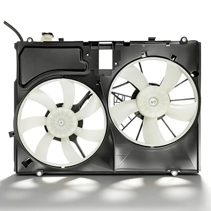 PartsFlow Radiator and Condenser Cooling Fan Assembly - color: For Toyota Sienna