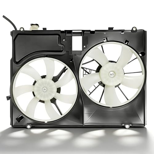 PartsFlow Radiator and Condenser cooling Fan Assembly For 2006 Toyota Sienna 621-066 - color: For Toyota Sienna