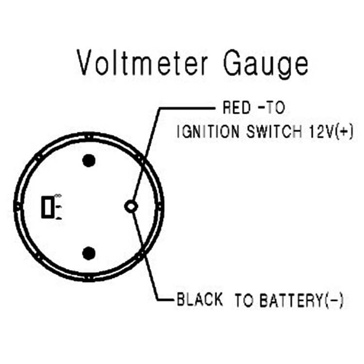 Car Digital Gauge 52mm Blue LED Automobile Meter… (Voltage Gauge) - style: Voltage Gauge