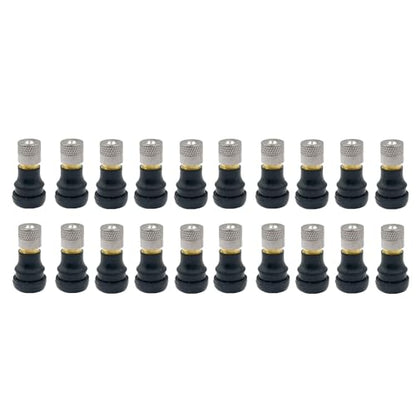 20Pcs Tubeless Tire Valve Stems Vacuum Valve Accessories Tire Stem Repair Stable Stem Set Compatible with Electric Scooter M365 Pro Ninebot Max G30P Motorcycle Straight