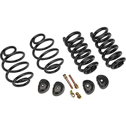 Drop Spring Lowering Kit, 2 Inch Front / 4 Inch Rear, For 1963-72 C10