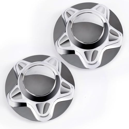 GRAND ORANGE 7" Chrome Wheel Hub Cover Fit Ford F150 Expedition 1997-2003 - color: Fit 1997-2003 F150 (2 PCS)