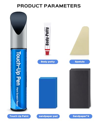 8X5 Nightfall Mica Touch Up Paint Kit Compatible with Lexus Exact Match Car Scratch Repair Touch Up Paint Kit - color: Nightfall Mica(8X5)