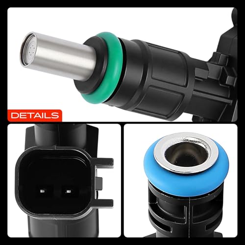 A-Premium Set of 8 Fuel Injectors Compatible with Ram, Dodge, Jeep