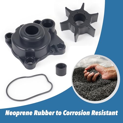 MARKGOO Water Pump Impeller Repair Kit with Housing for Honda Outboard 35 40 45 50 HP BF35 BF40 BF45 BF50 Boat Motor Engine Rebuild Parts Replacement 06193-ZV5-020 06193-ZV5-030 06193-ZV5-010