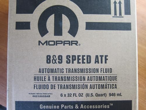 Mopar Chrysler Dodge Jeep Ram 8 and 9 Speed Automatic Transmission Fluid New OEM