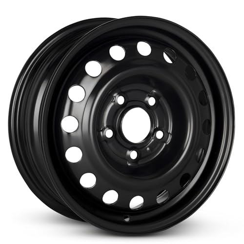 for 13-23 Nissan NV200 15 Inch Black Steel Rim - OE Direct Replacement - Road Ready Car Wheel - color: Glossy Black