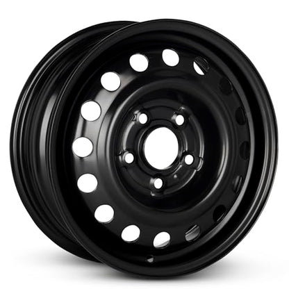 for 13-23 Nissan NV200 15 Inch Black Steel Rim - OE Direct Replacement - Road Ready Car Wheel - color: Glossy Black