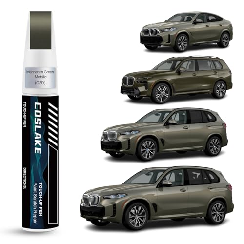 Car Touch Up Paint(Manhattan Green Metallic(C3D)) for BMW - color: Manhattan Green Metallic(C3D) for X5/X6/X7