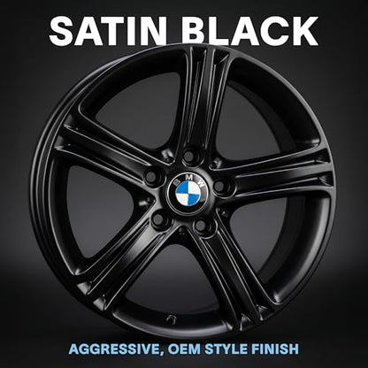 DipYourCar Luna One 2.0 All-in-One Direct-to-Surface Aerosol Spray Paint – Gloss Black, Primer + Color + Clear, 12 oz – Durable Automotive Wheels, Trim & Calipers Coating