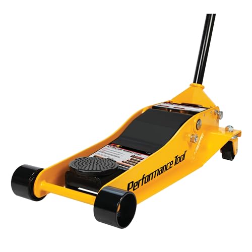 Performance Tool W1627 3.5 Ton (7,000 lbs.) Capacity Low Profile Service Jack - style: 3-1/2 Ton (7,000 lbs)