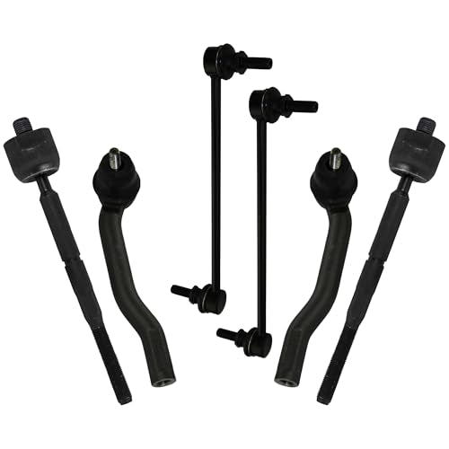 Front End Suspension Kit Tie Rods Inner and Outer Complete Kit, Tie Rod and Sway Bar (For 2015-2018 Chevy 2013-2019 Nissan Sentra) - size: For 2015-2018 Chevy 2013-2019 Nissan Sentra