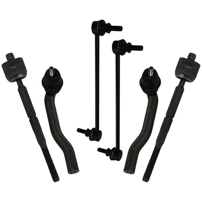 Front End Suspension Kit Tie Rods Inner and Outer Complete Kit, Tie Rod and Sway Bar (For 2015-2018 Chevy 2013-2019 Nissan Sentra) - size: For 2015-2018 Chevy 2013-2019 Nissan Sentra