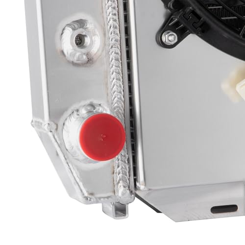 3 Row Radiator Shroud Fan For Ford Mustang LX GT SVT 1979-1993 - size: 3 Row Radiator+Shroud Fan(AT)
