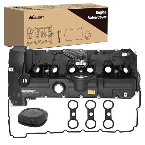 Nilight N52 Engine Valve Cover with Gasket for BMW, Replace# 11127552281 - size: for N52 BMW Z4 125i 128i 323i 525i 528xi X1 X3 X5