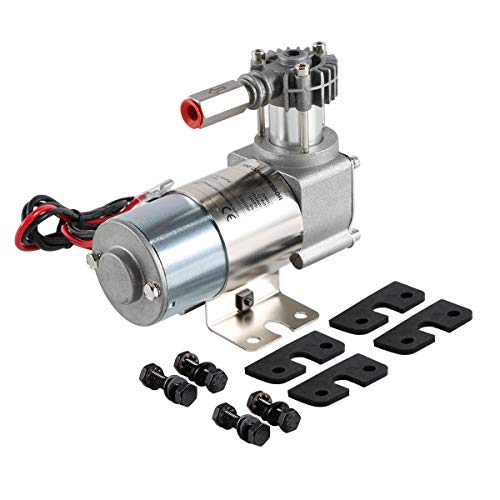 TCT-MOTORPARTS Rear Air Ride Suspension w/Air Tank Fit for Harley Touring - color: Air Ride Suspension Set w/ Tank