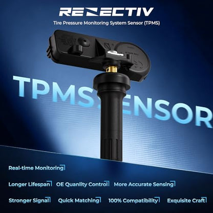 RENECTIV TPMS Sensor,433Mhz Tire Pressure Monitoring Sensor - size: four pieces sensors