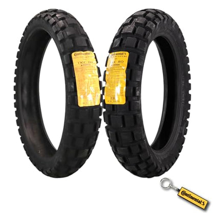 Continental TKC 80 Twinduro Front & Rear Tire Set 120/70-19 & 140/80-18 - size: 120/70-19, 140/80-18