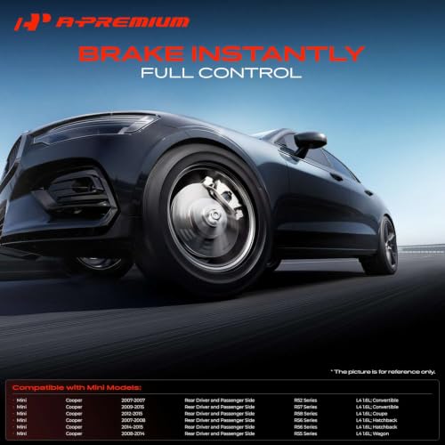 A-Premium Rear Left and Right Side Disc Brake Caliper without Bracket - style: Rear Left and Right Wheels
