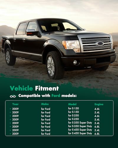 SCITOO 11434 Alternator 12V 195A fit for Ford for E-150 4.6L 2009 - size: Small, style: 11434 Alternator