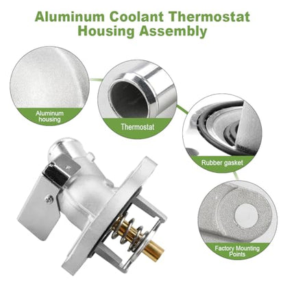 902-2125 Coolant Thermostat Housing Compatible with Cadillac ATS CT6 CTS - size: 902-2125