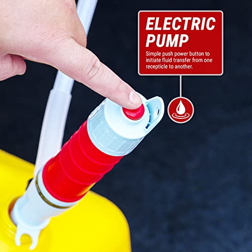 TERA PUMP Automatic Hand Fuel Transfer Pump, D Battery Powered - style: Basic Stick Pump (D)