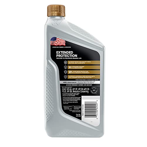 Valvoline Extended Protection 5W-20 Full Synthetic Motor Oil 1 Quart (Pack of 2) - size: 1 QT (Pack of 2), style: Extended Protection