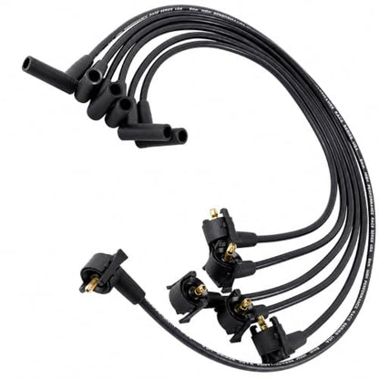 ST-6093 Ignition Spark Plug Wire Set 8mm 6-Pack for Ford