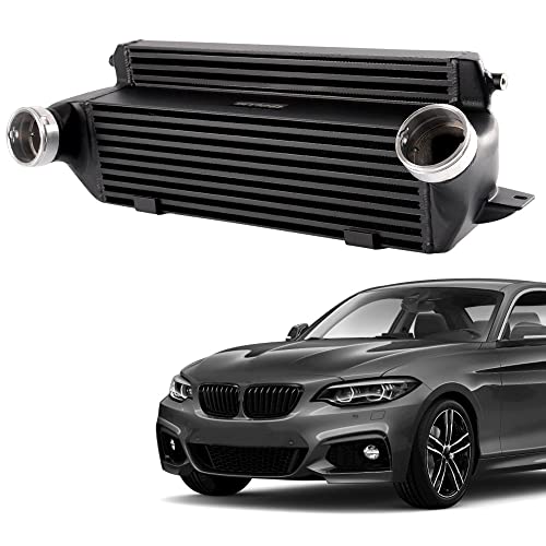 Aluminum Intercooler Kit Fit BMW 1Series 135i E82/E88 2008-2013 Black - color: Black, size: BMW E82 E88 135i 1M E90 E92 335i E89 Z4