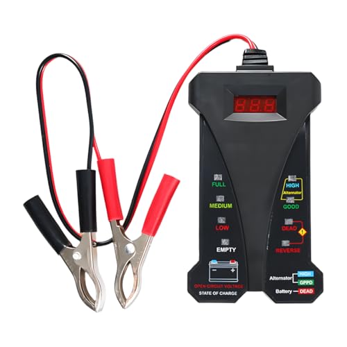 Car Battery Tester, 12V Digital Battery Tester Voltmeter