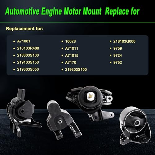 Engine Motor Mount Hyundai Sonata 2.4L 11-12 Auto/13-14 Exc. Manual - size: 2011-2014 Sonata 2.4L w/o