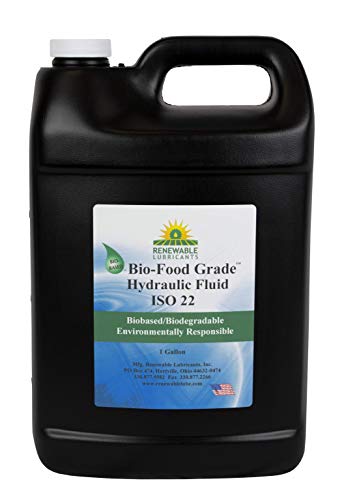 Renewable Lubricants 87103 Food Grade Hydraulic Oil, 1 gal., yellow