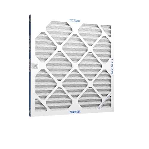 Aerostar Air Filter 20x20x1 MERV 8 AC Filter, HVAC, Furnace Filter, 6 Pack - style: 6 PACK