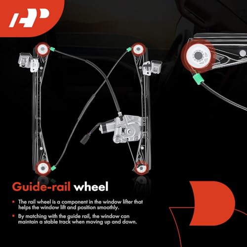 A-Premium Front Passenger Side Power Window Regulator with Motor (2-Pin) - style: Front Passenger(RH)