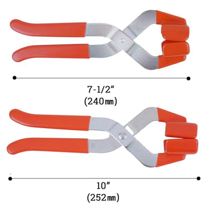 Steel Lug Nut Cover Puller, 2 Set Heavy Duty Puller for 1-1/2" and 1-3/7" Across Flat Lug Nut Covers, Zinc Plated - size: 1-1/2" & 1-3/7"