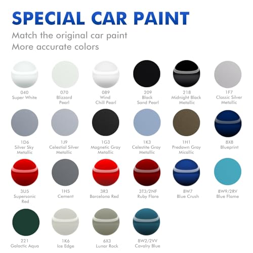 8W7 Blue Crush Touch Up Paint for Toyota, Automotive Paints - color: Blue Crush (8W7)